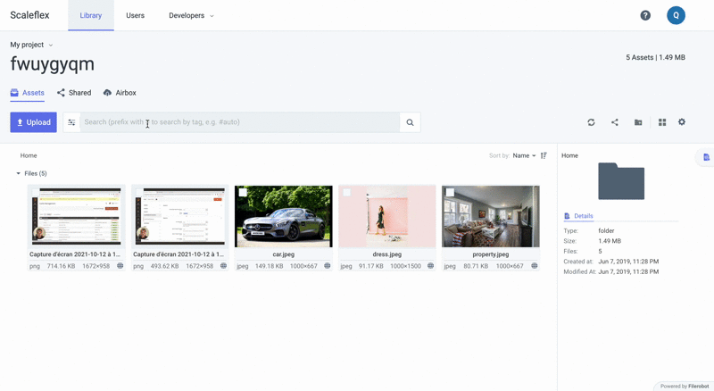 Demo of Uploading Canva files right in Filerobot platform
