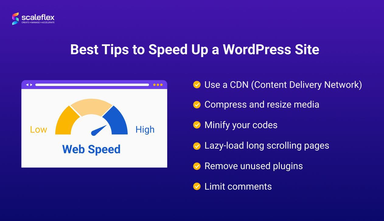 The Best Tips to Speed Up a WordPress site
