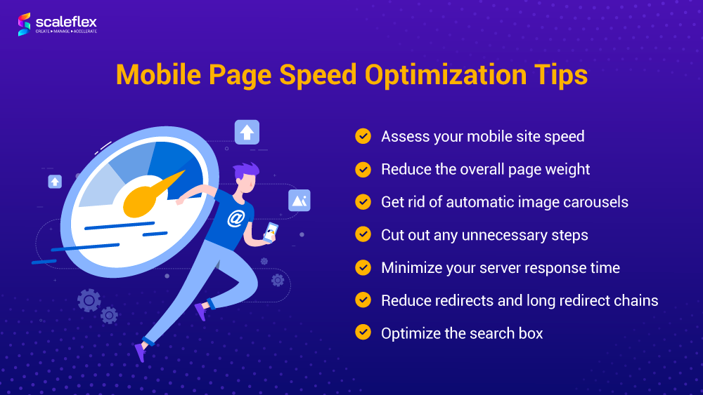 Mobile page speed optimization tips