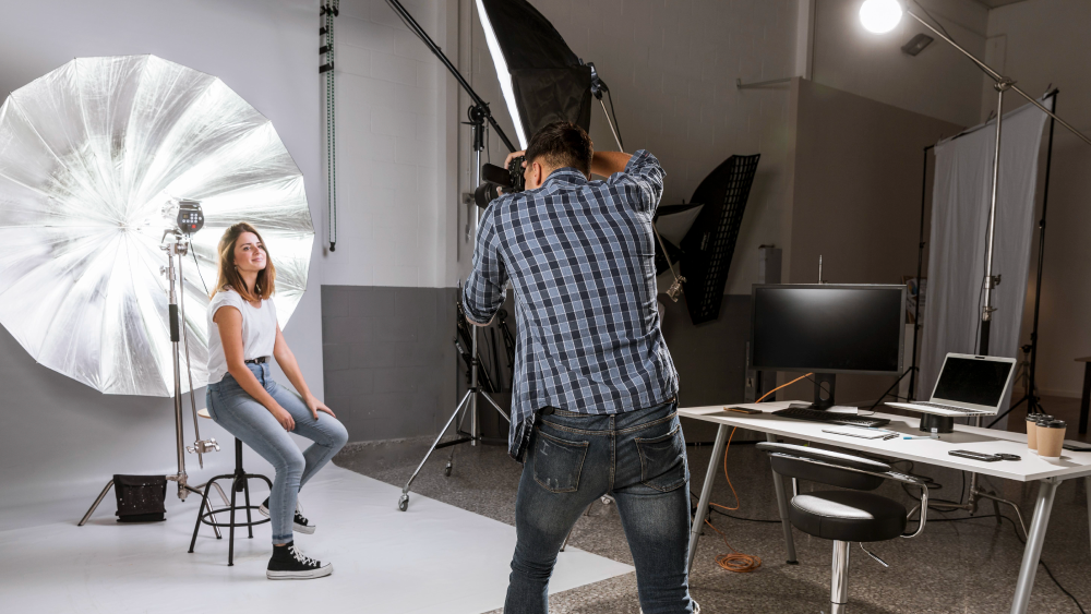 Photographer on a Photoshoot