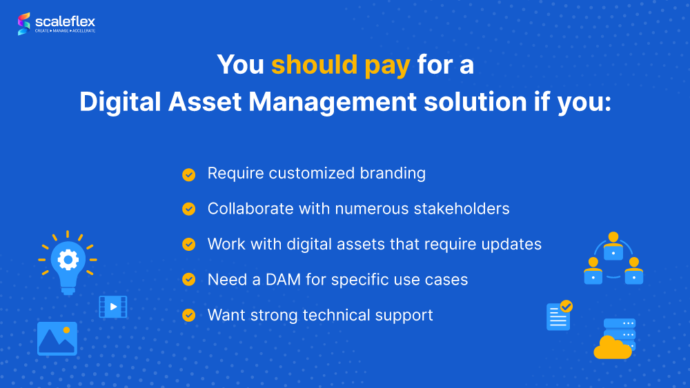 When should you pay for a Digital Asset Management solution?