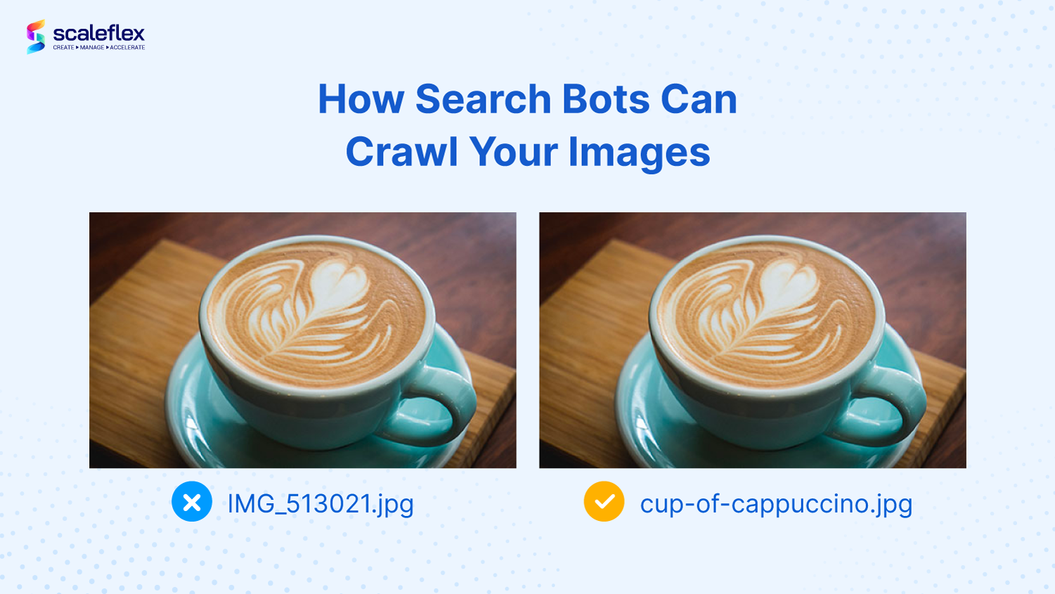  Include descriptive image names for e-commerce image optimization