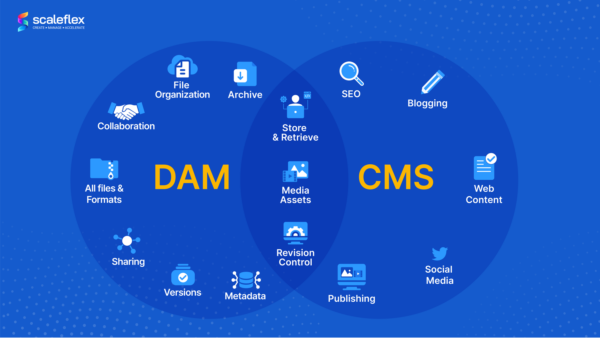 DAM, CMS - similarities and differences