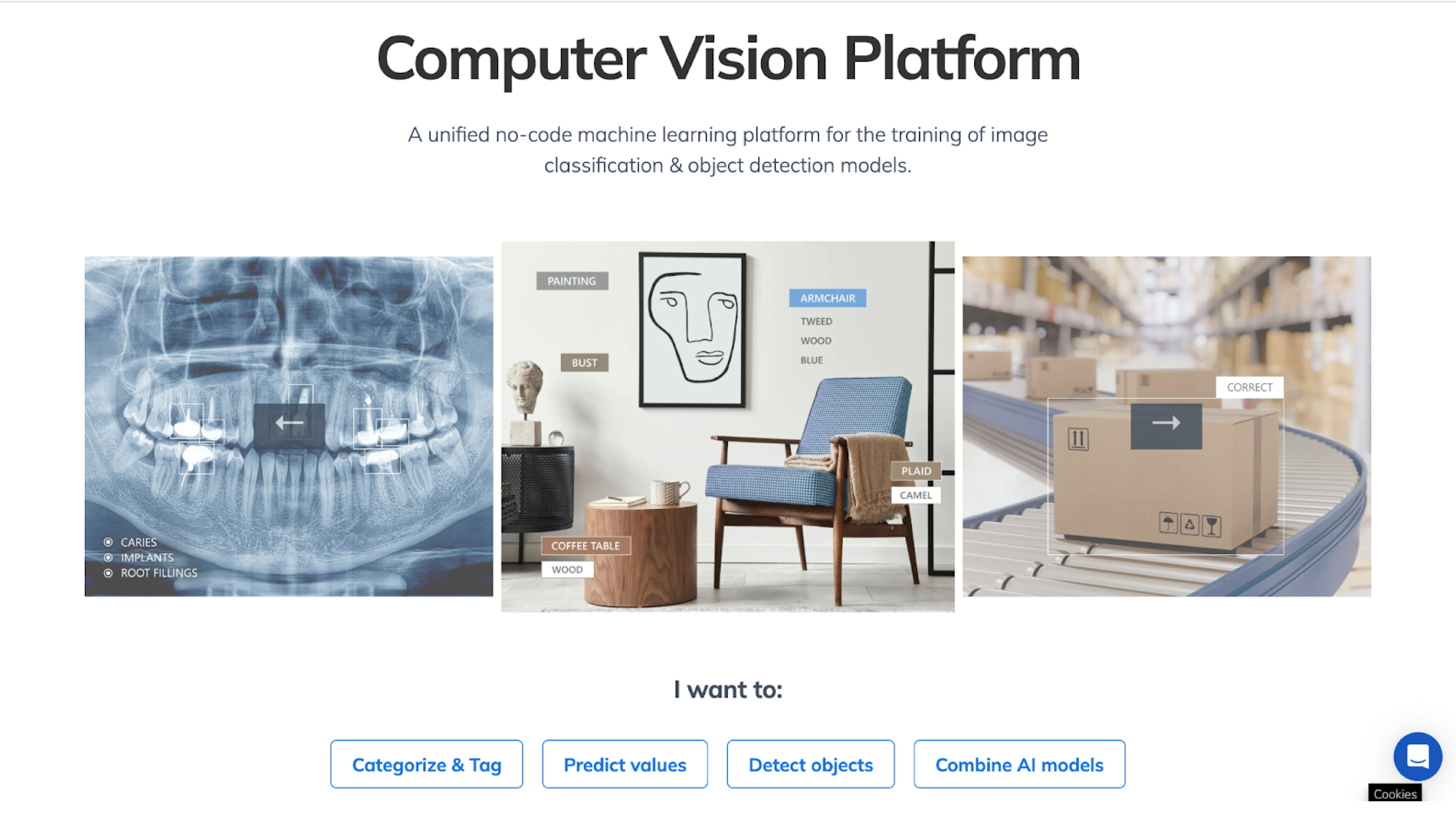 computer vision company - ximilar.com screenshot