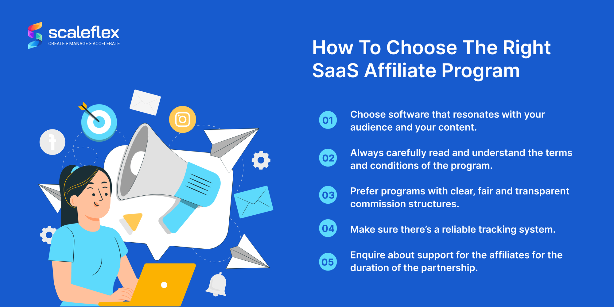 Discover which are the essential elements to take into account when making your choice of a SaaS Affiliate Program.